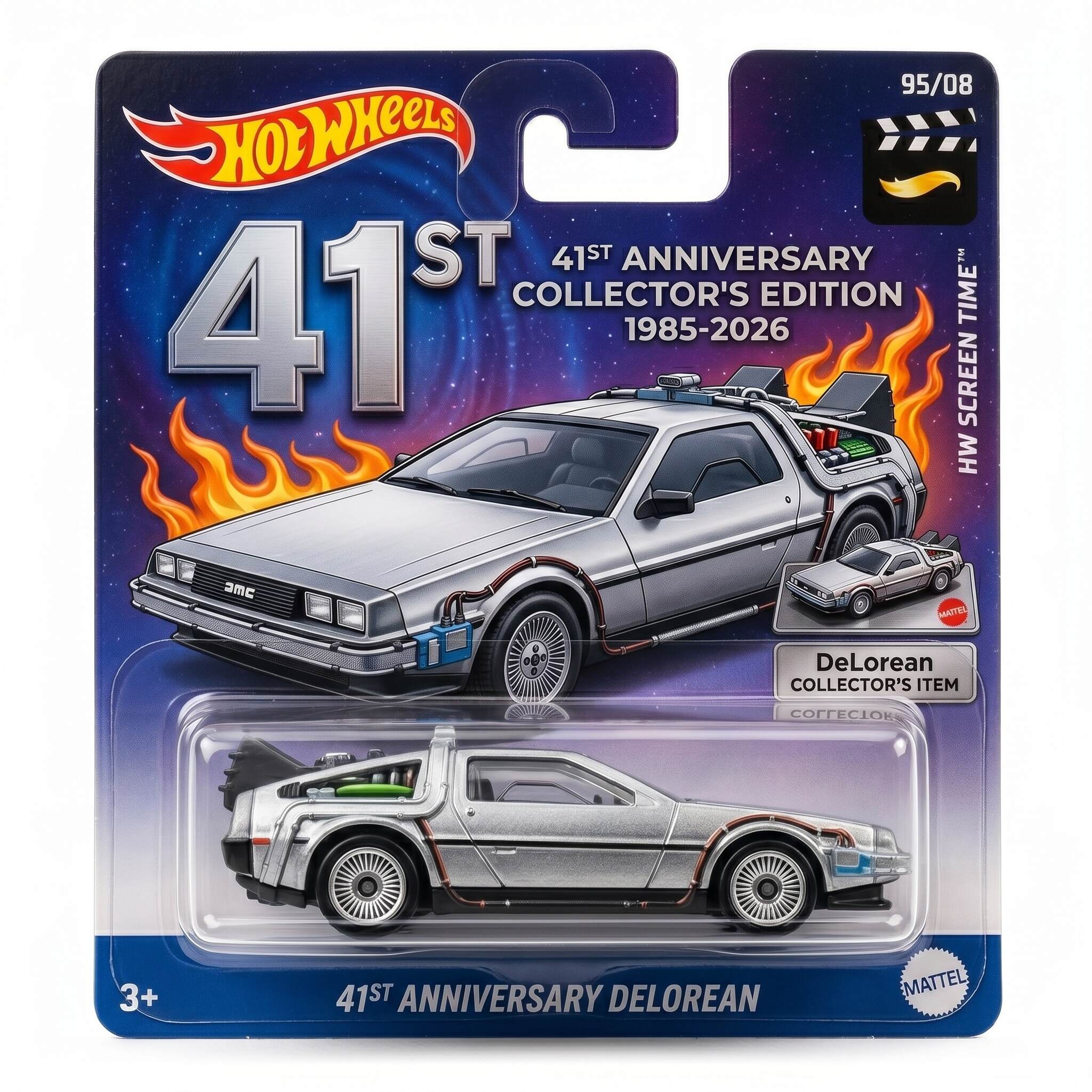Hot Wheels 41st Anniversary DeLorean Collector's Edition