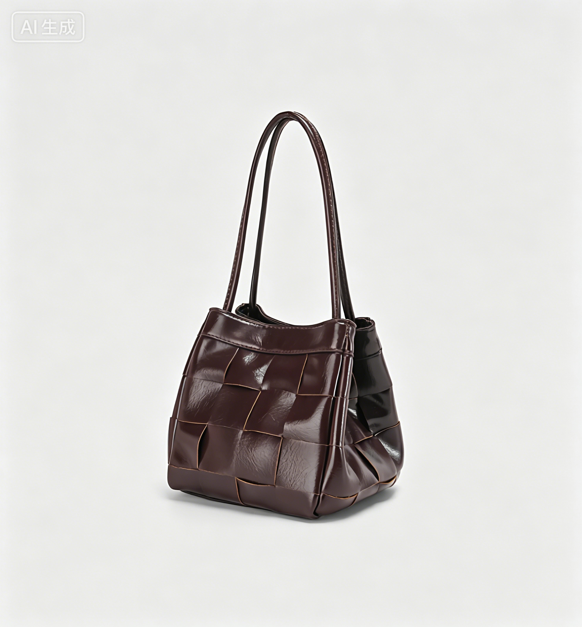 Fashionable women handbag with cowhide leather