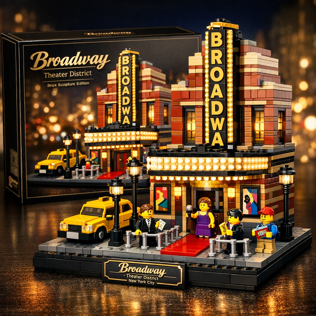 Broadway Theater District Brick Set