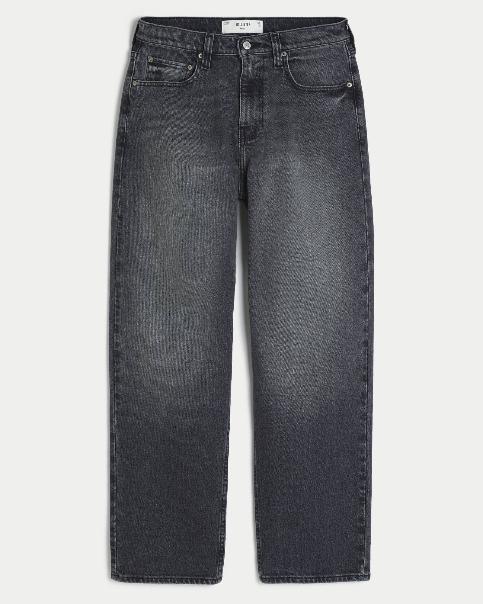 Railroad Stripe Baggy Painter Jeans