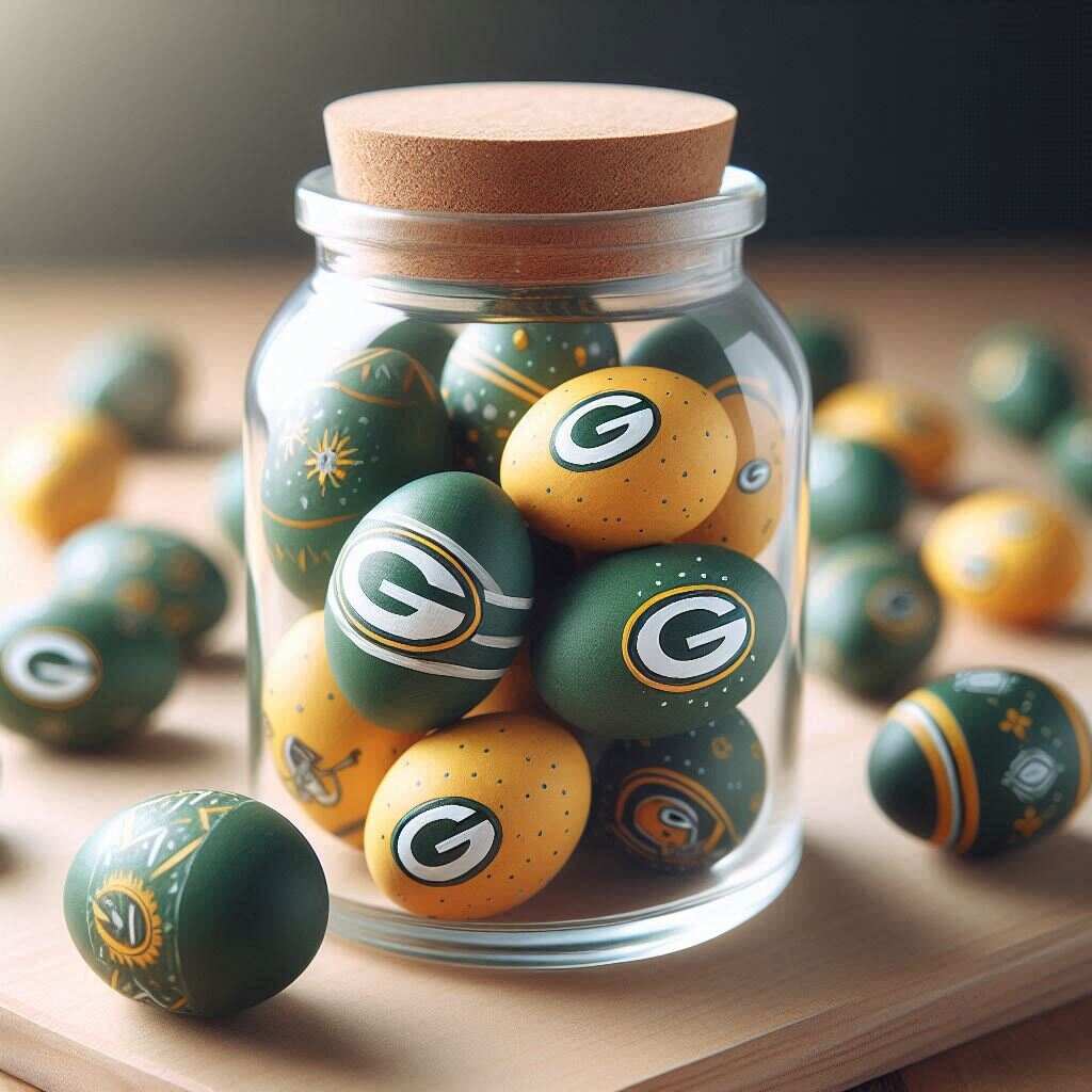 Football Team Egg Jar