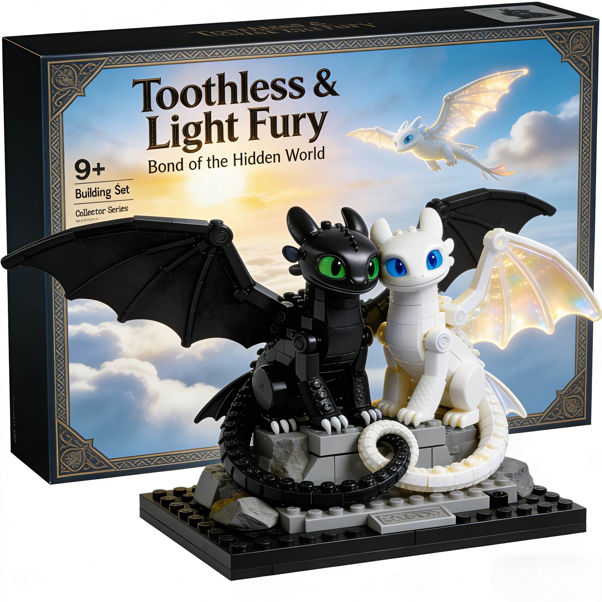 Toothless & Light Fury – The Bond Set
