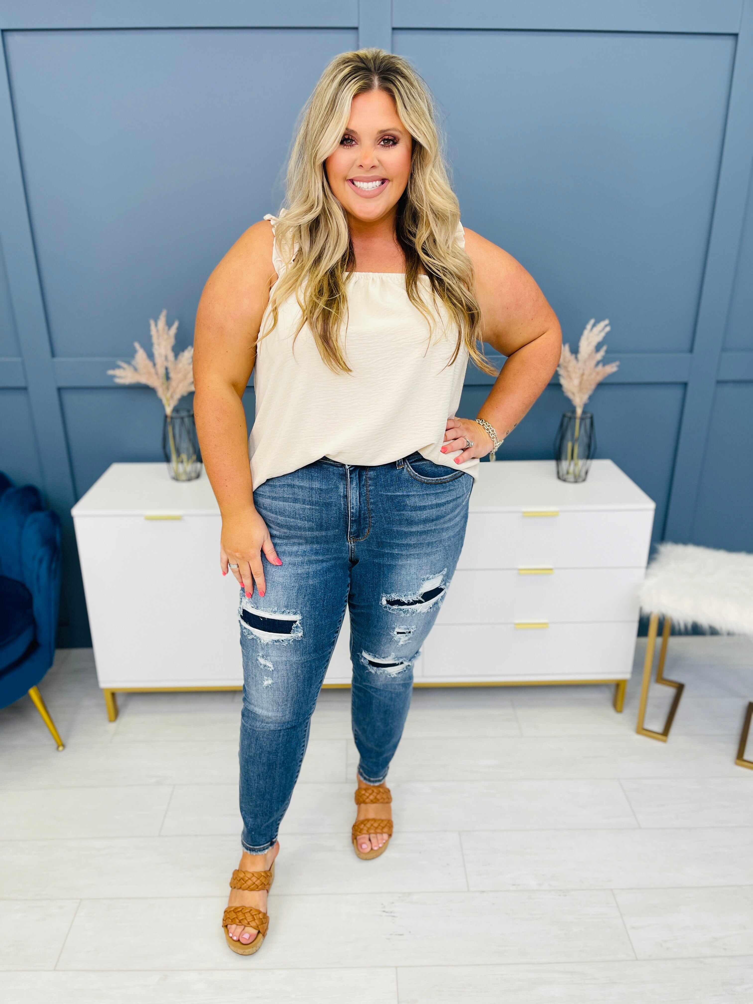 REG/CURVY Best In The Patch Midrise Relaxed Fit Jeans