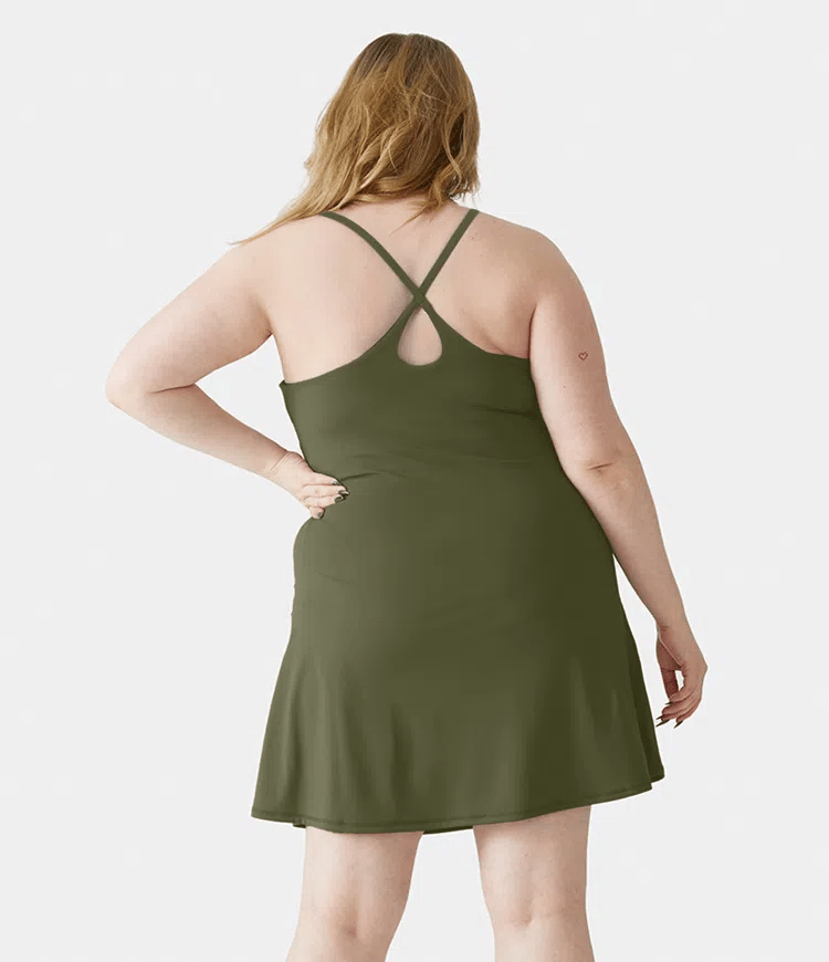 🔥Flash Sale🔥Softlyzero Plush Backless Active Dress-Easy Peezy