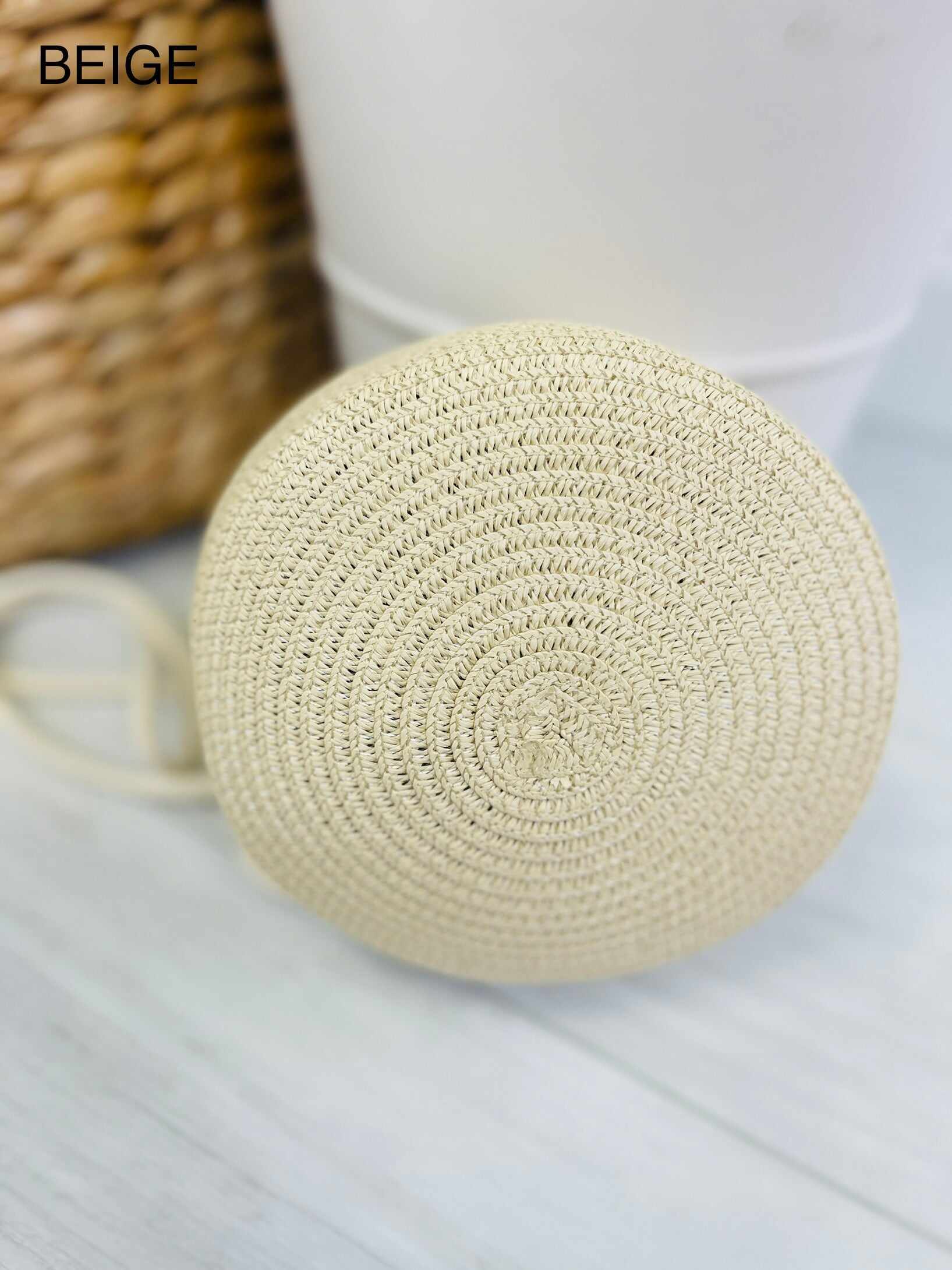 Mini Straw Circle Bag-Multiple Colors!
