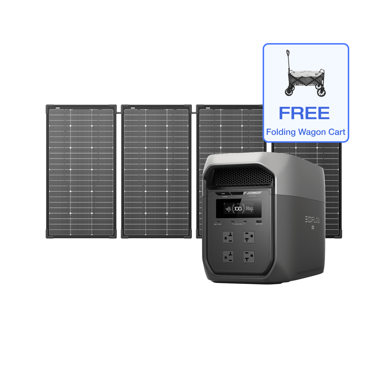 EcoFlow DELTA 3 Max Series Portable Power Station (2048Wh)