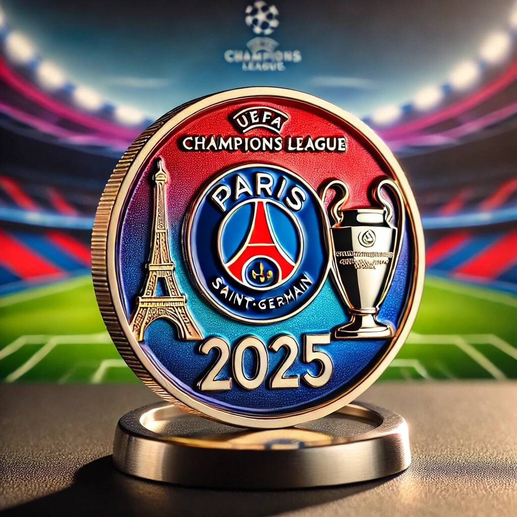 PSG UEFA Champions Coin