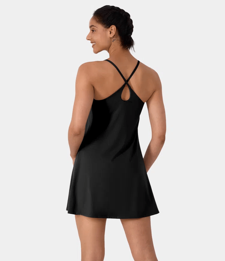 🔥Flash Sale🔥Softlyzero Plush Backless Active Dress-Easy Peezy
