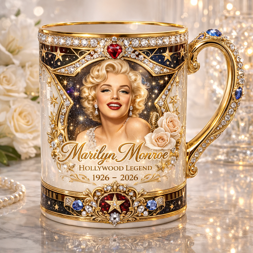 Marilyn Monroe Centennial Hollywood Legend Porcelain Mug