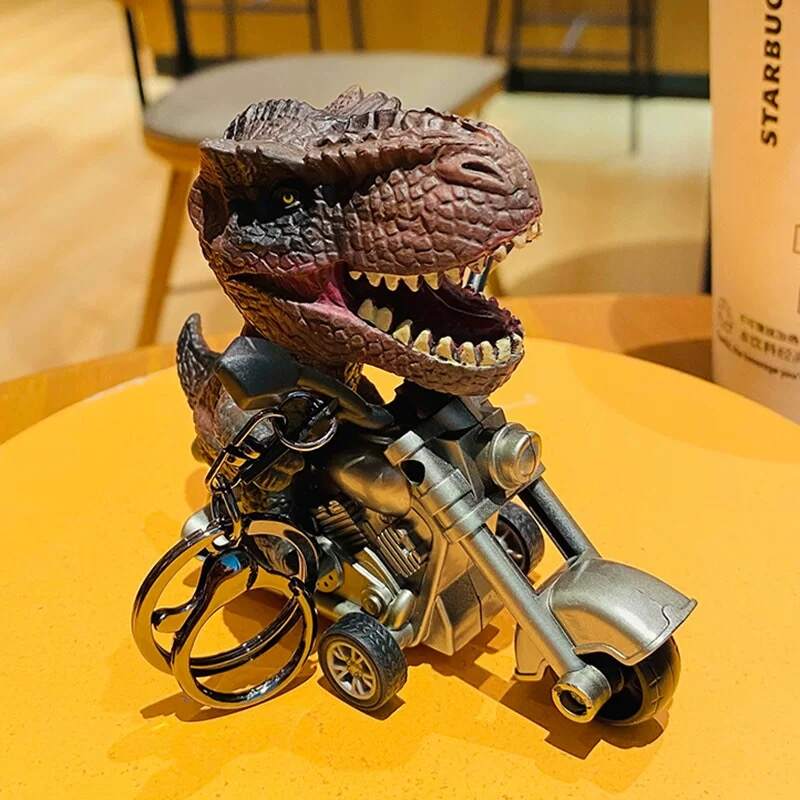 Dinosaur motorcycle toy