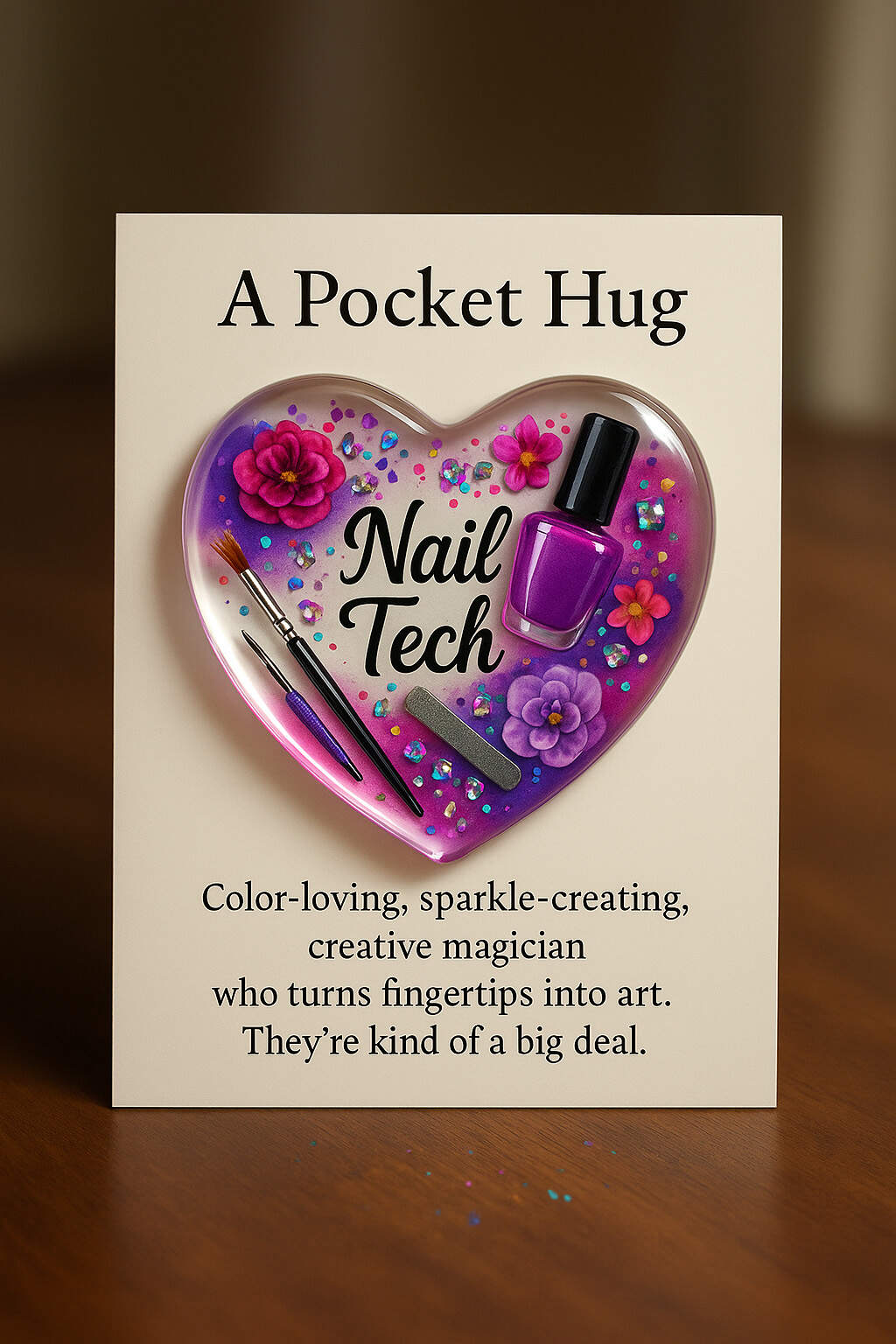A Pocket Hug for Nail Techs
