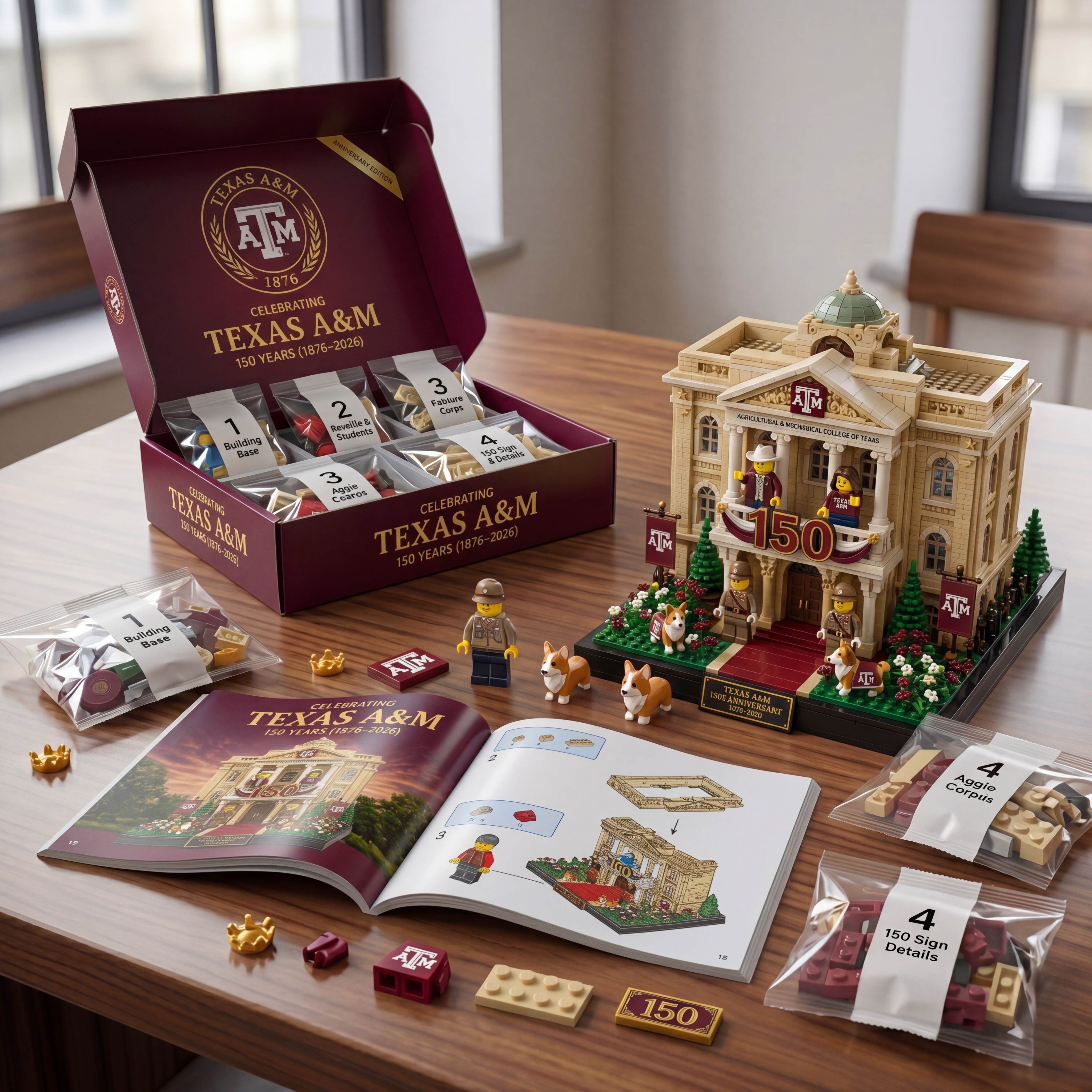 Texas A&M 150th Anniversary Collector Brick Set (1876–2026)