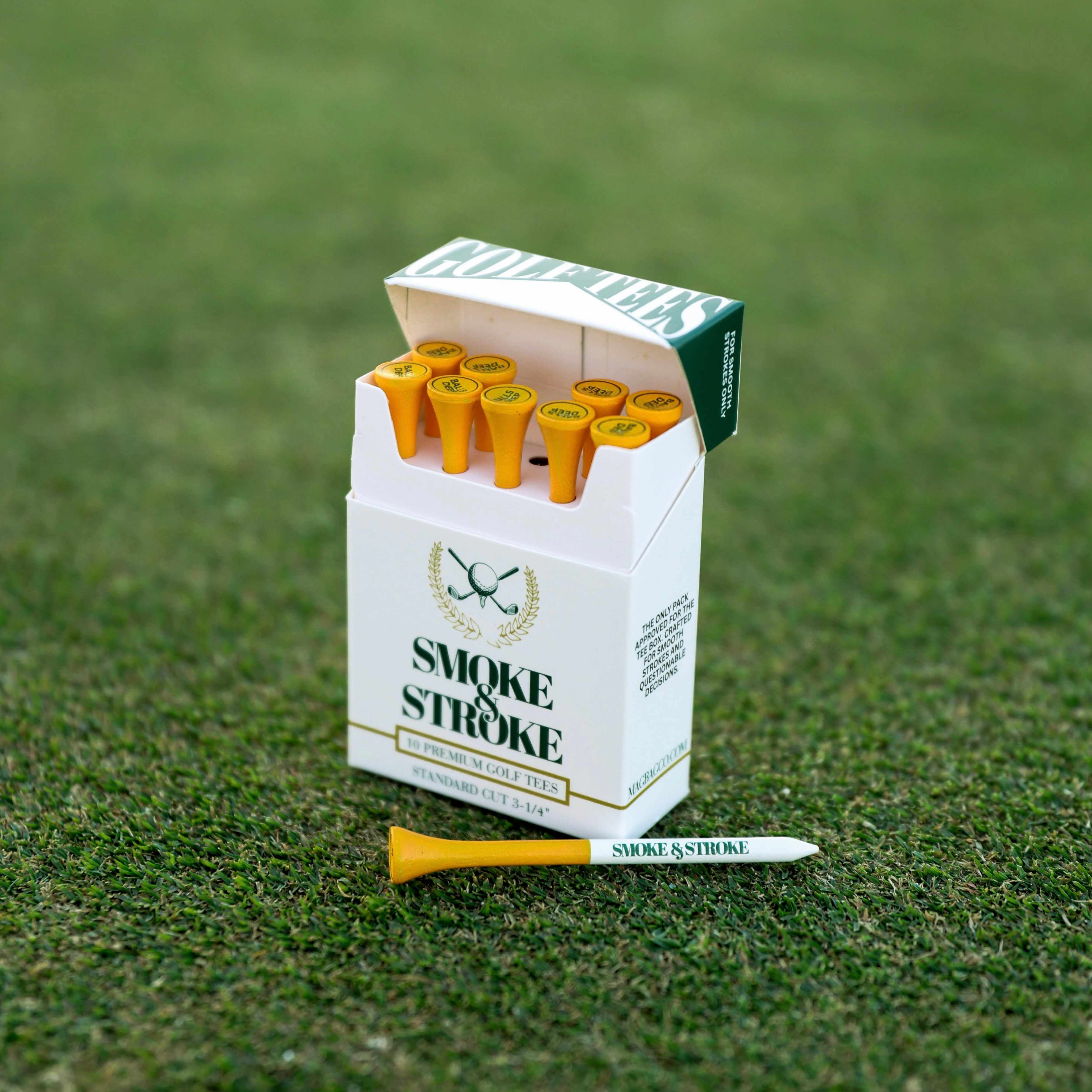 SMOKE AND STROKE GOLF TEES