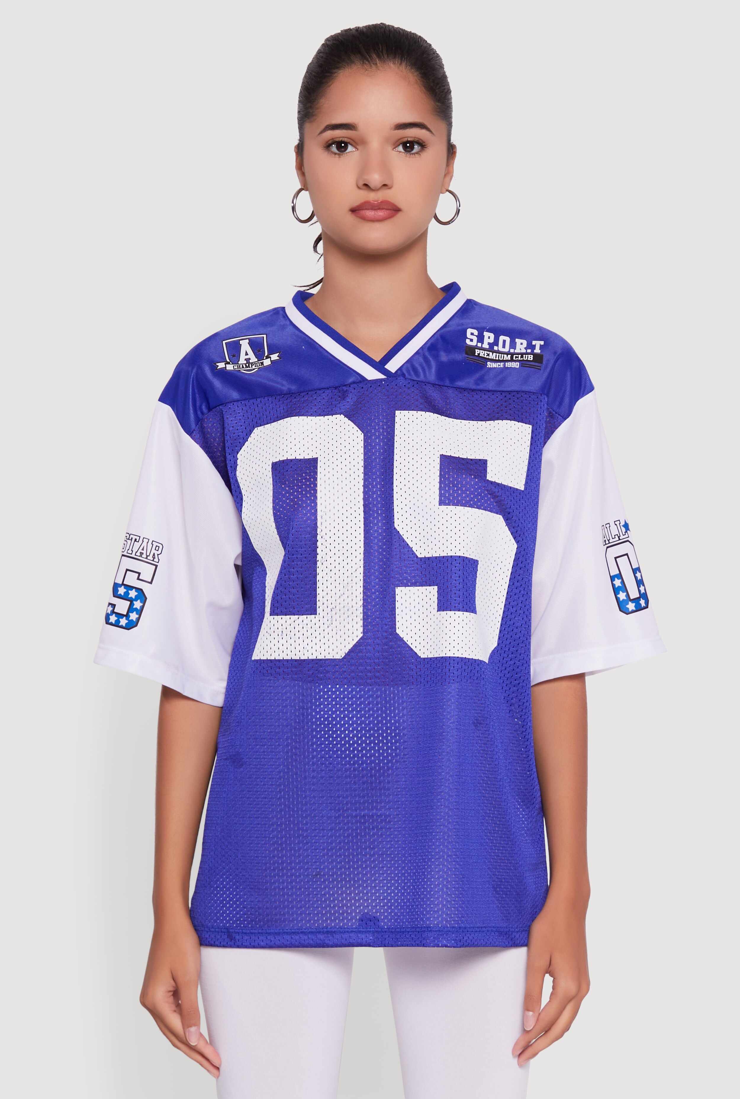 V-Neck All Star 05 Graphic Football Jersey