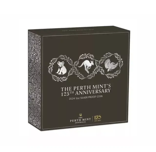 2024 The Perth Mint's 125th Anniversary 1oz Silver Proof