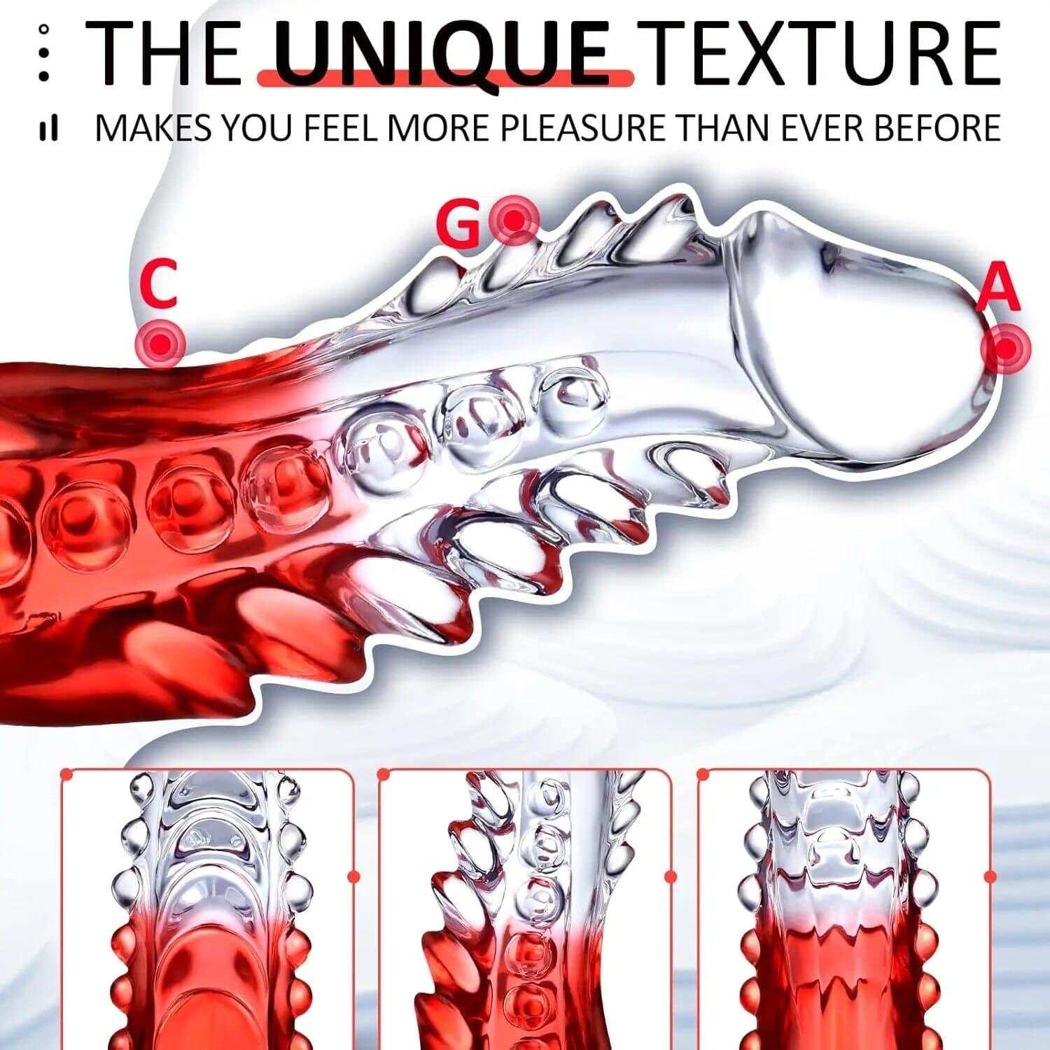 Clear Monster Dildo – Huge Realistic G-Spot Stimulator with Suction Cup