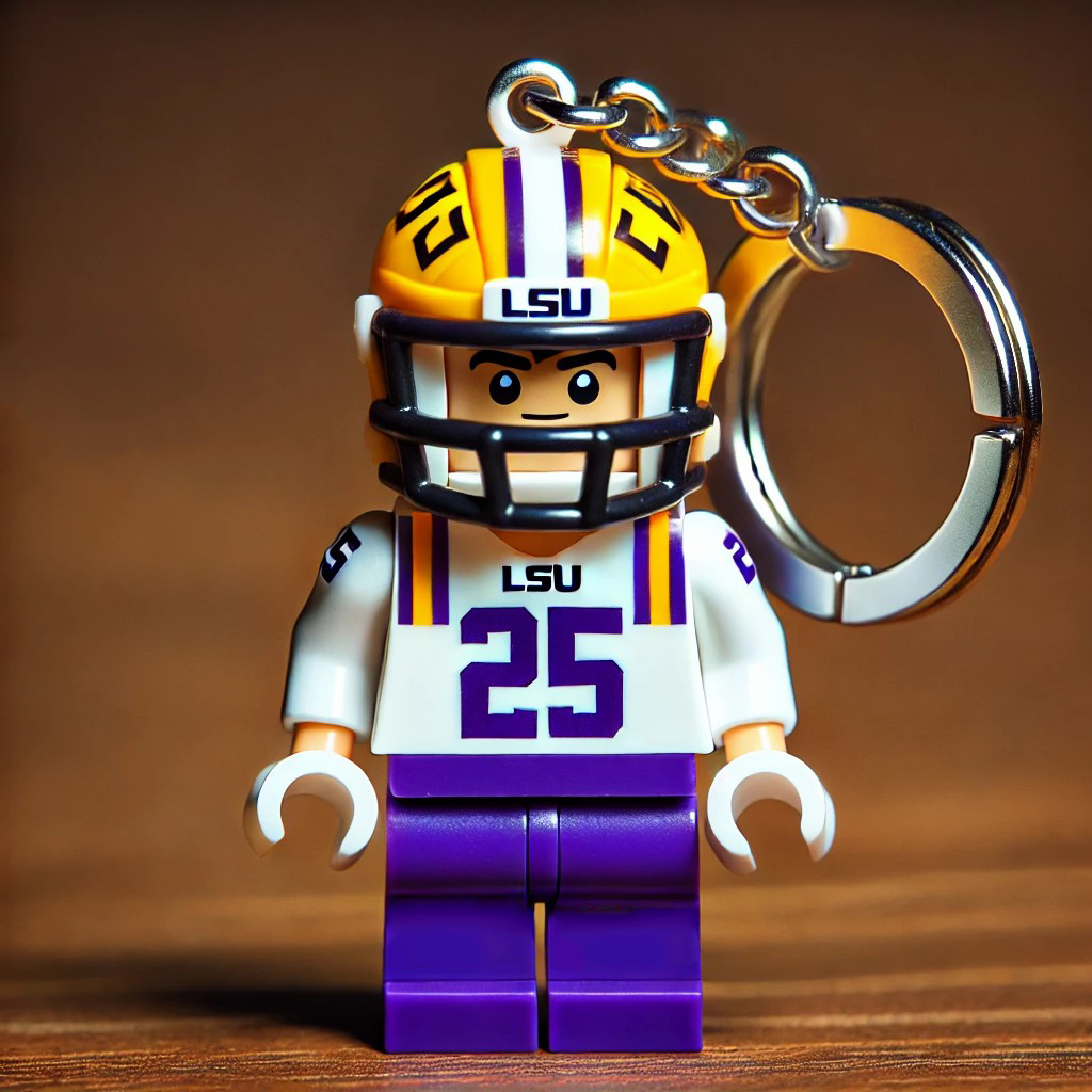 College Football Keychain