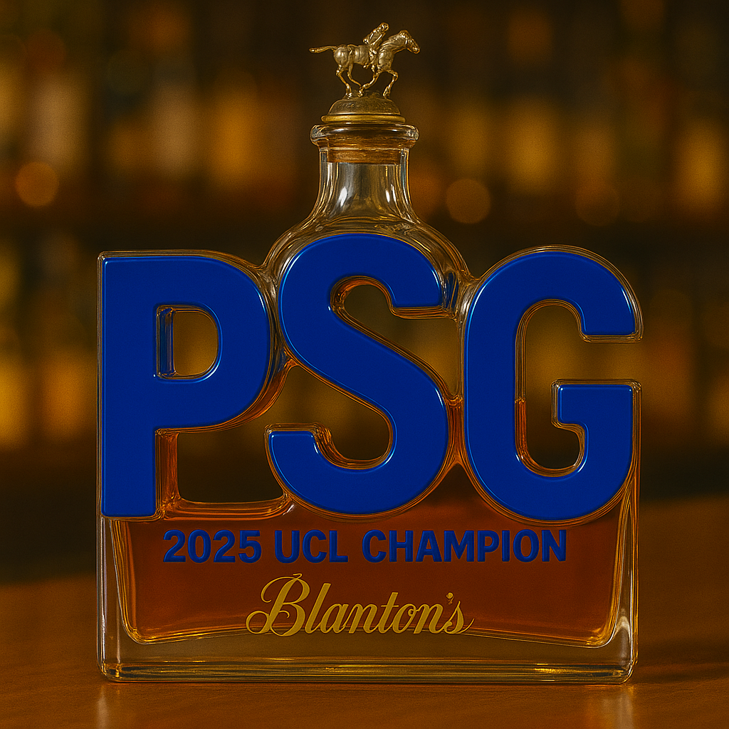 Paris Saint-Germain 2025 UCL Champion Whisky Bottle