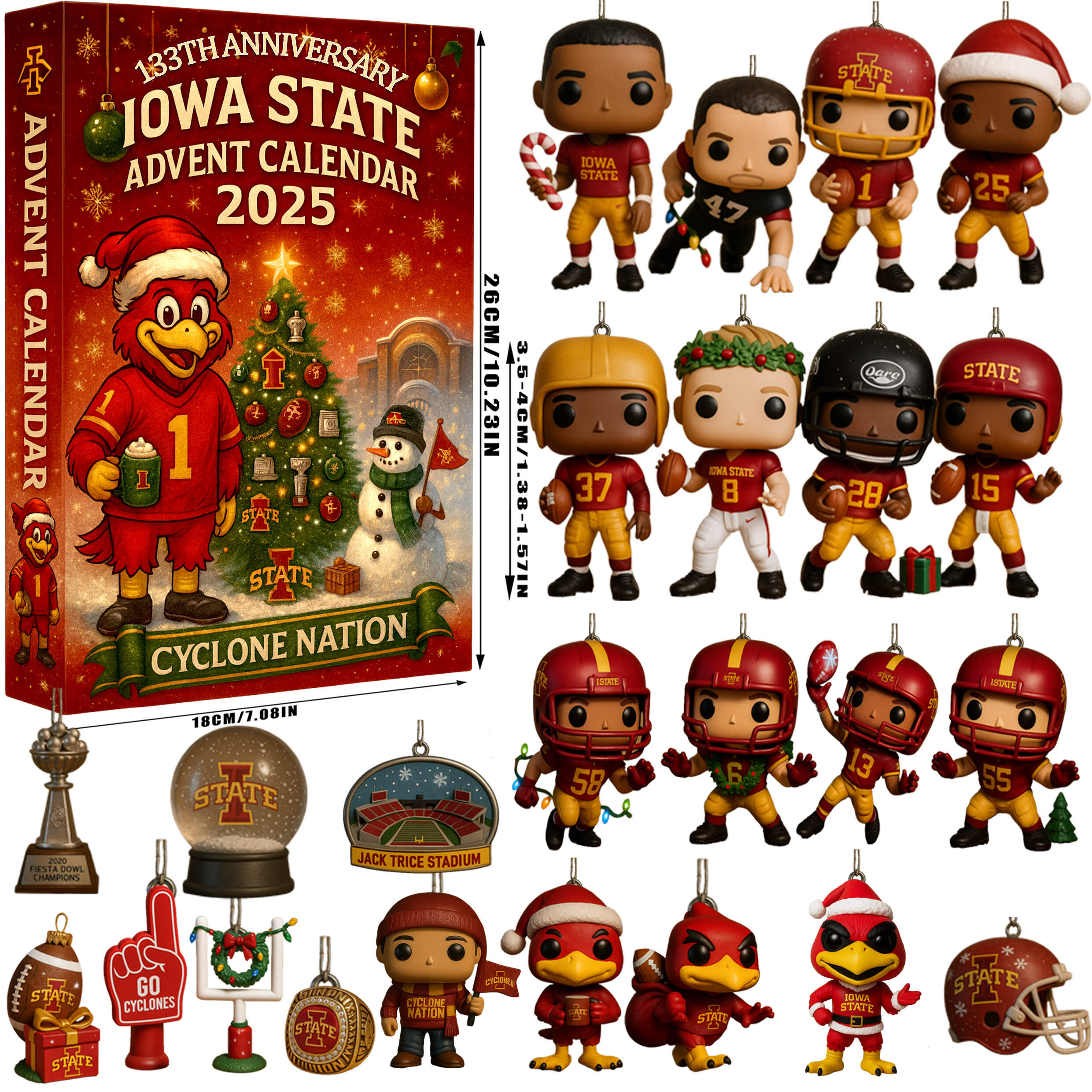 Iowa State 133rd Anniversary 2025 Advent Calendar
