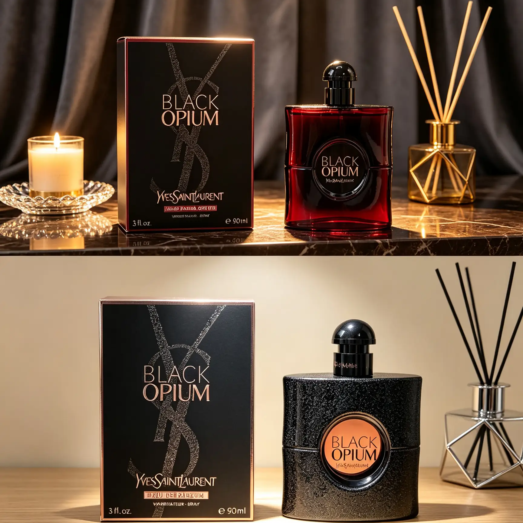 YSL Black Opium——Original Edition and Red Limited Edition 50ml/90ml