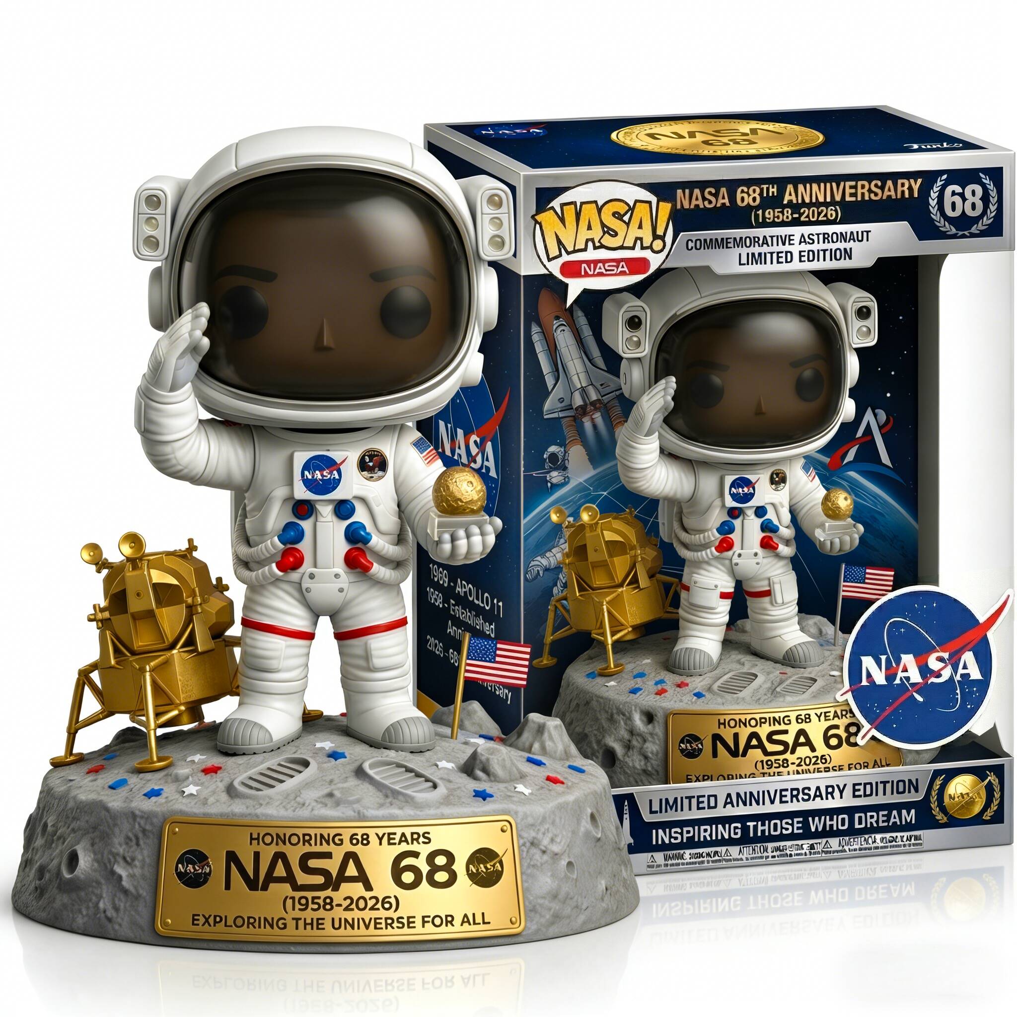 NASA 68th Anniversary Astronaut Funko Pop! Limited Edition Collectible 🚀