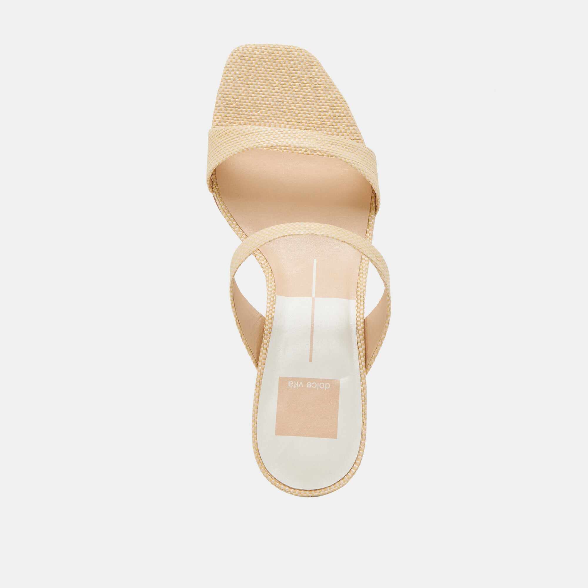GENORA HEELS LT NATURAL WOVEN RAFFIA
