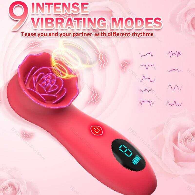 PASSION PULSE Clitoral Vibrator – Vacuum Sucking & Licking Tongue Toy