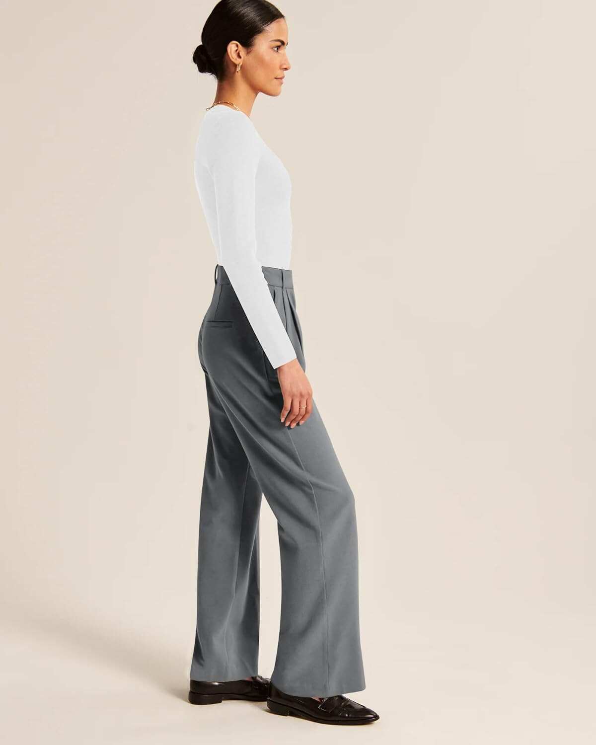 High-Waisted Work Pants for Women – Business Casual Office Trousers with Pockets (2025 Edition)