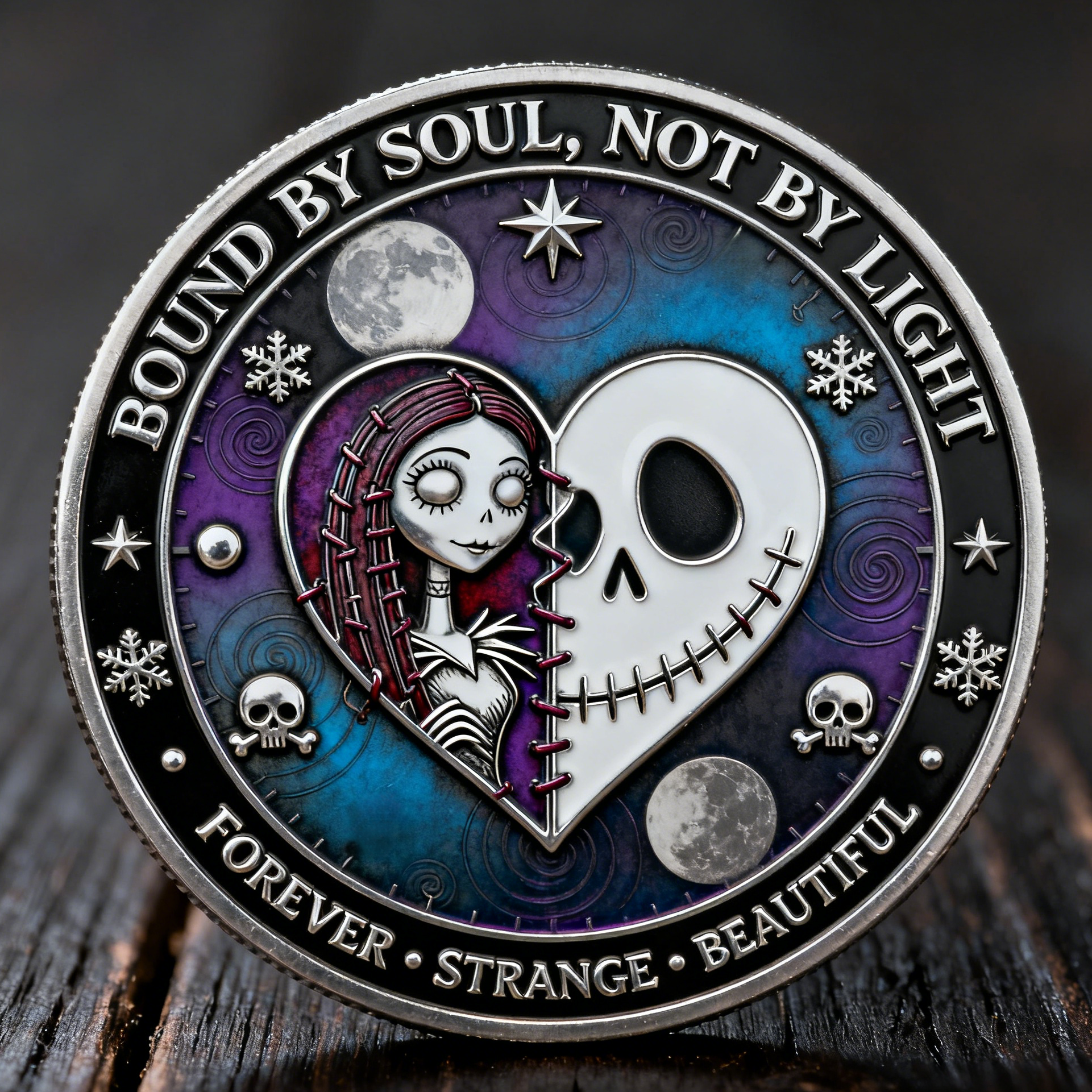 Jack & Sally Dark Romance Valentine Edition Coin