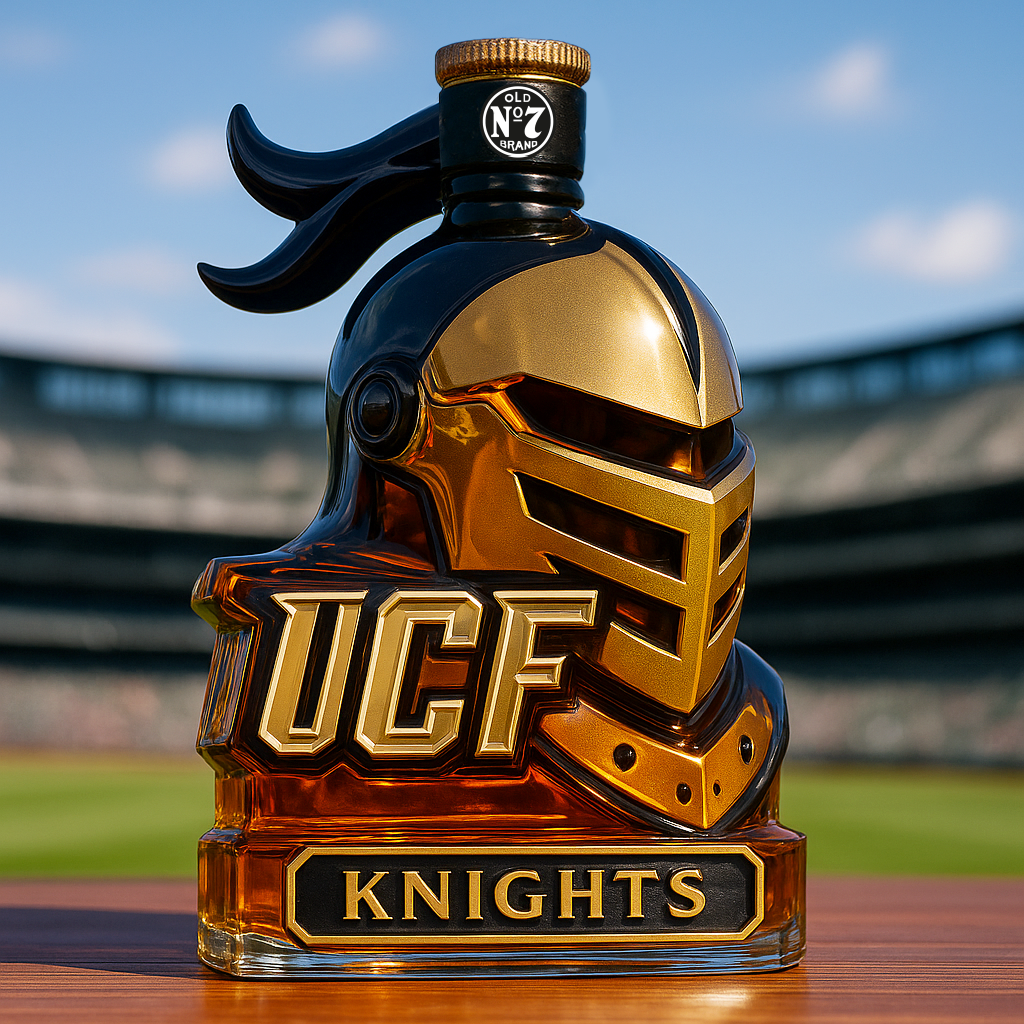 UCF Knights Whiskey Bottle