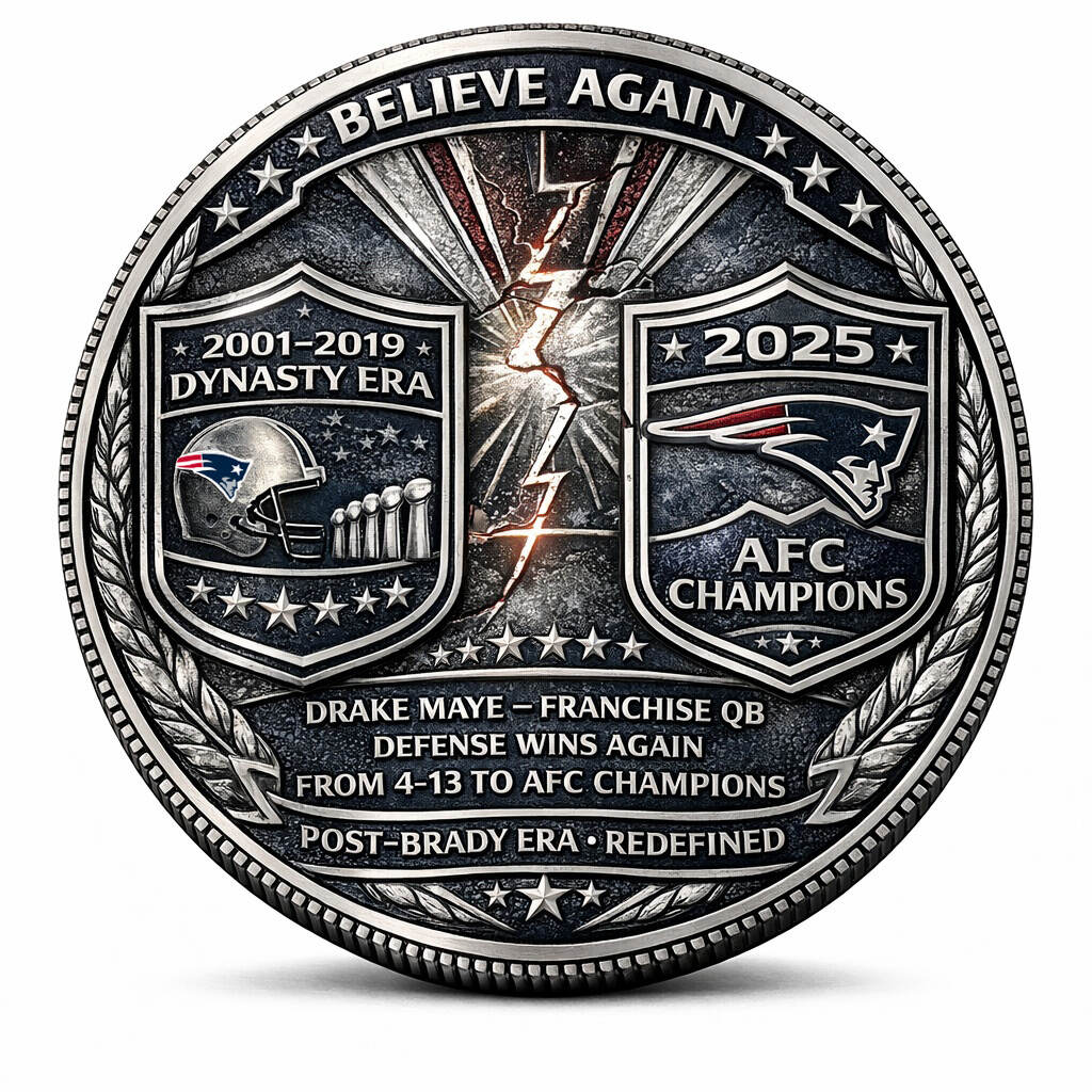 New England Patriots 2025 AFC Champions Commemorative Coin