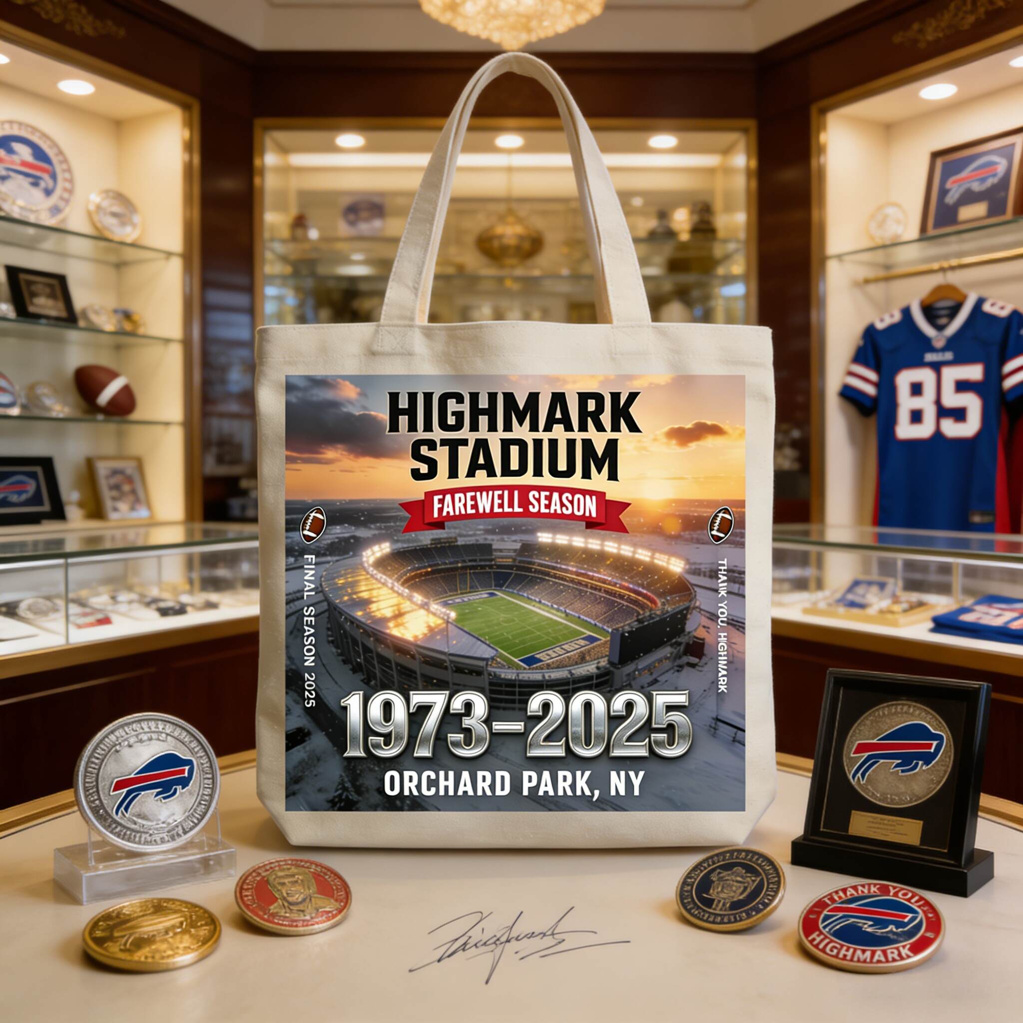 Highmark Stadium Final Season Memorial Tote