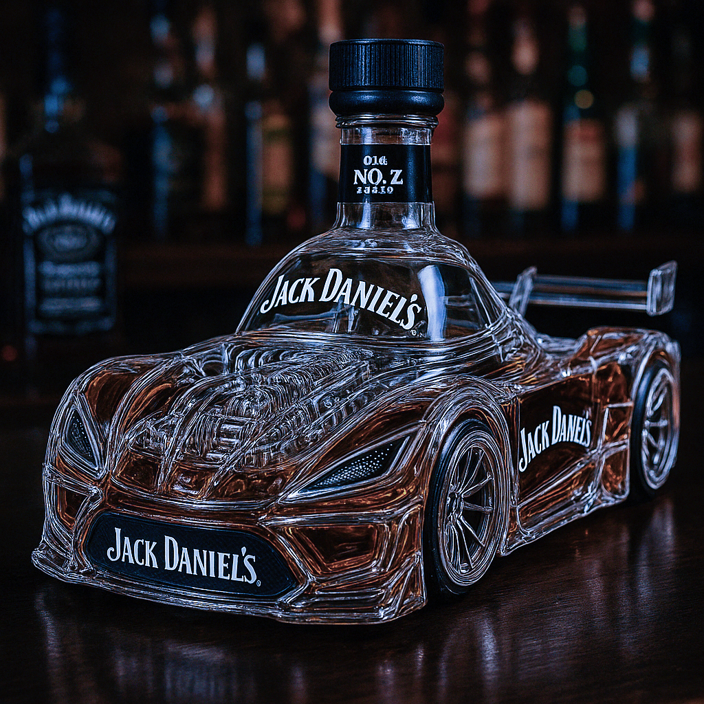Limited Edition Racing Car Whiskey Bottle