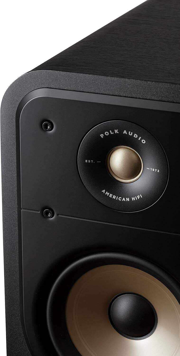 Polk Audio Signature Elite ES20 Bookshelf Speaker - Hi-Res Audio Certified,Dolby Atmos & DTS:X Compatible, 1