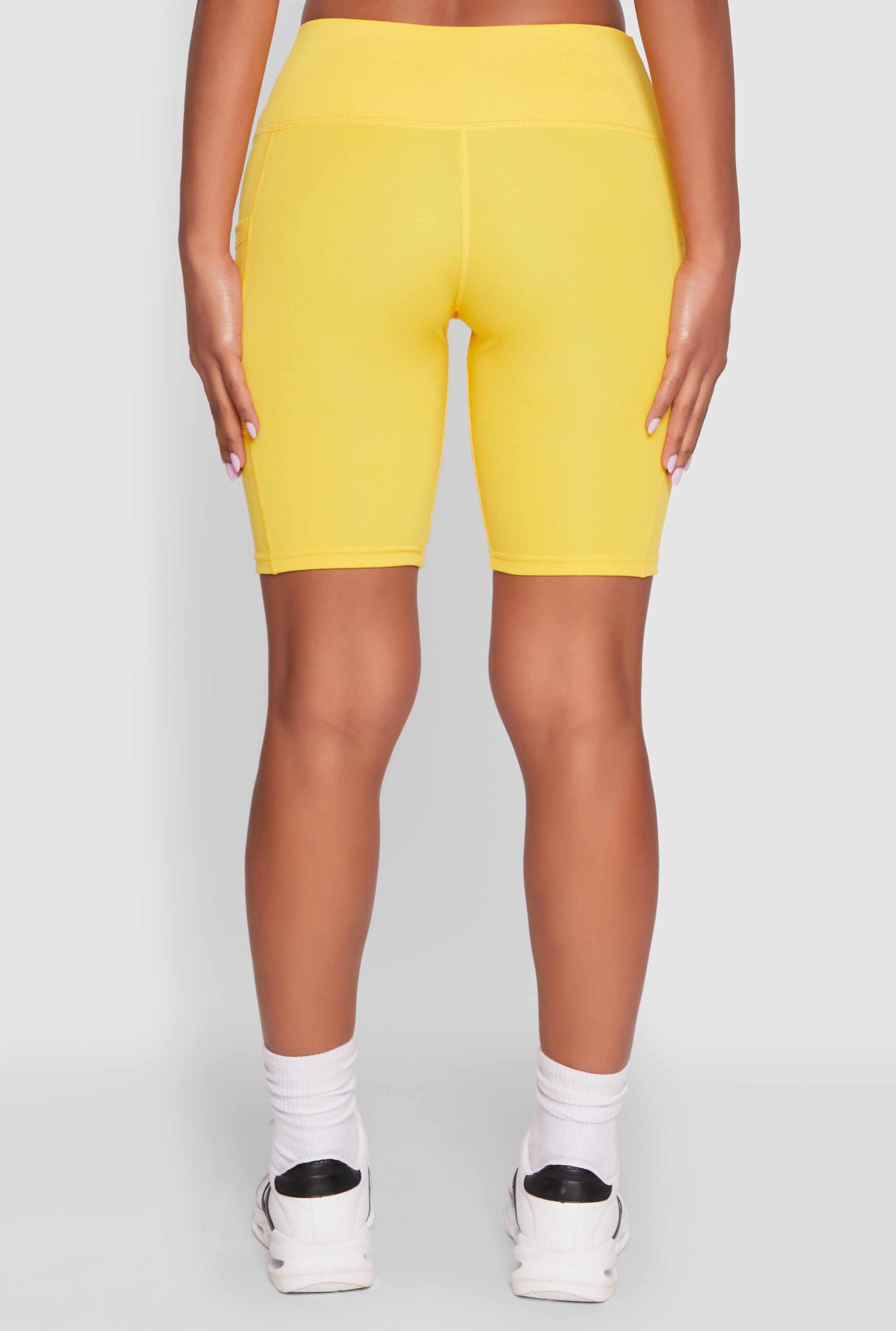 Stylish Bike Shorts with Tummy Tucker and Side Pockets