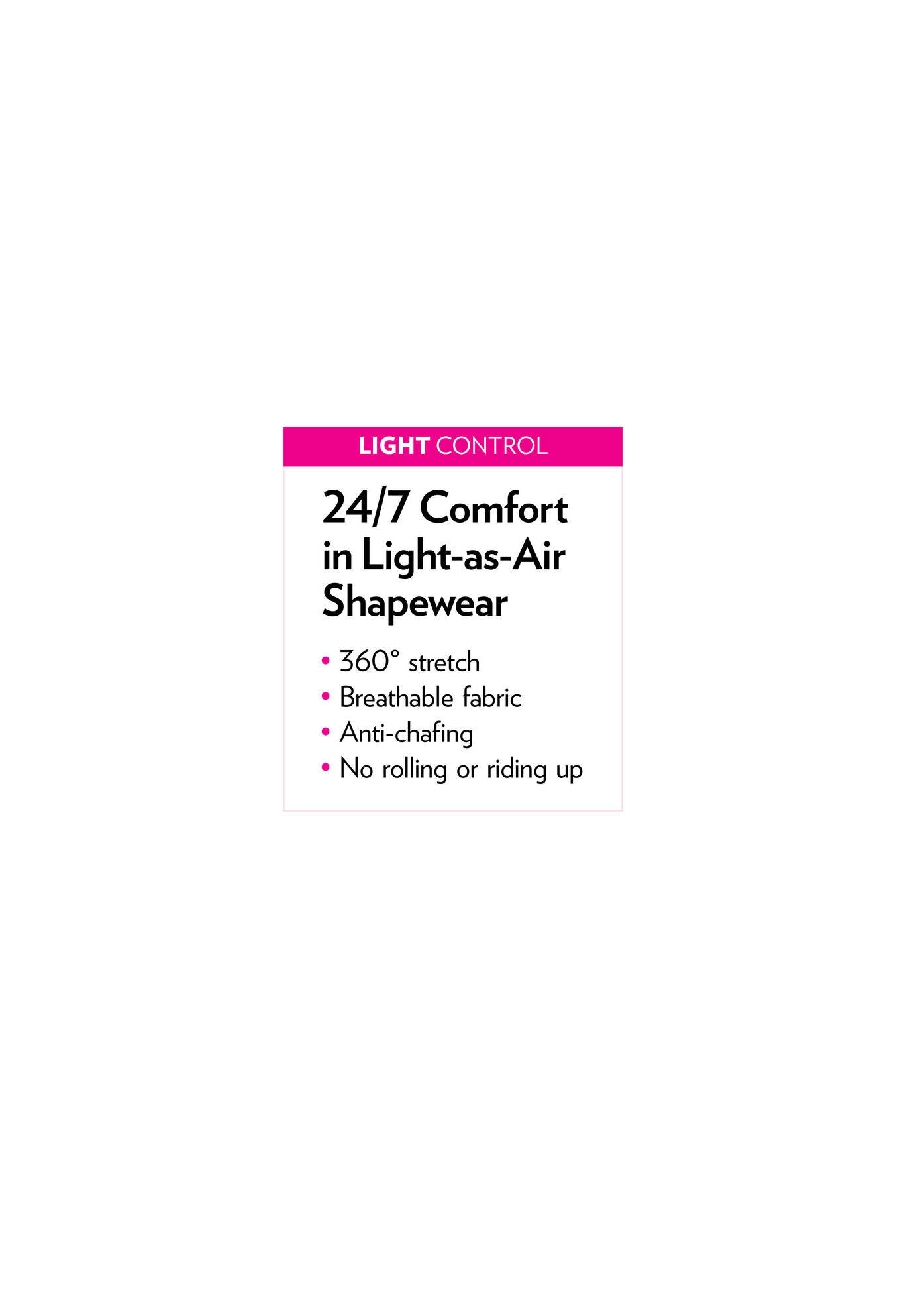 Invisible Shaper Light Control Long Leg Shaper by Secret Solutions
