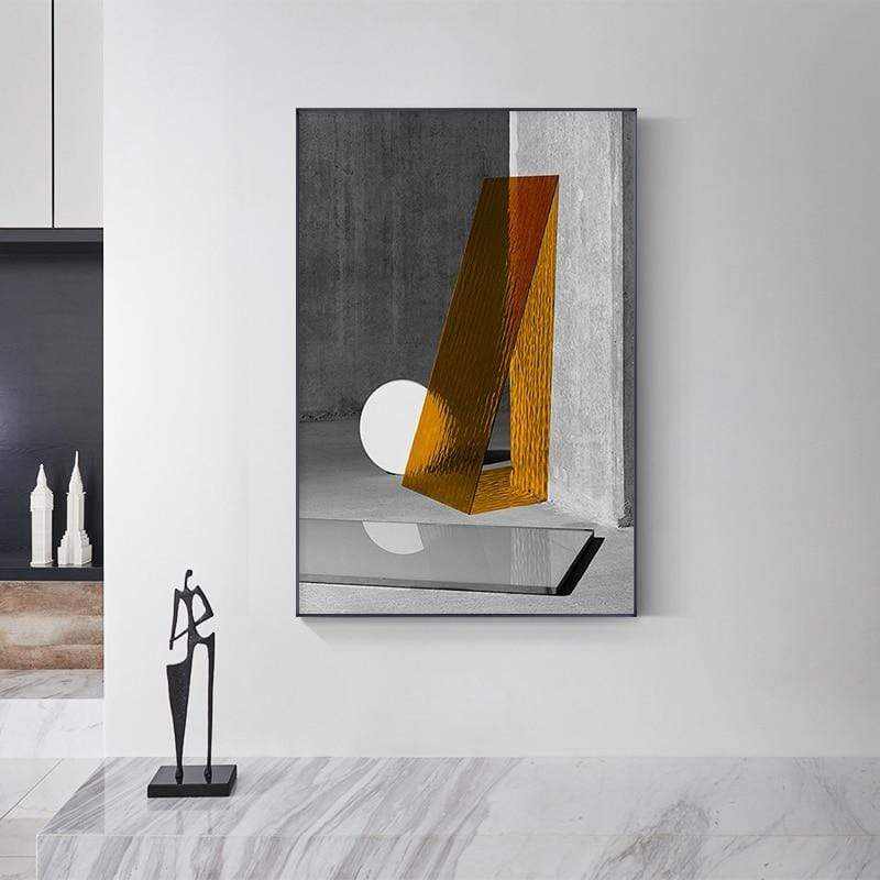 Geometric Space Canvas Art