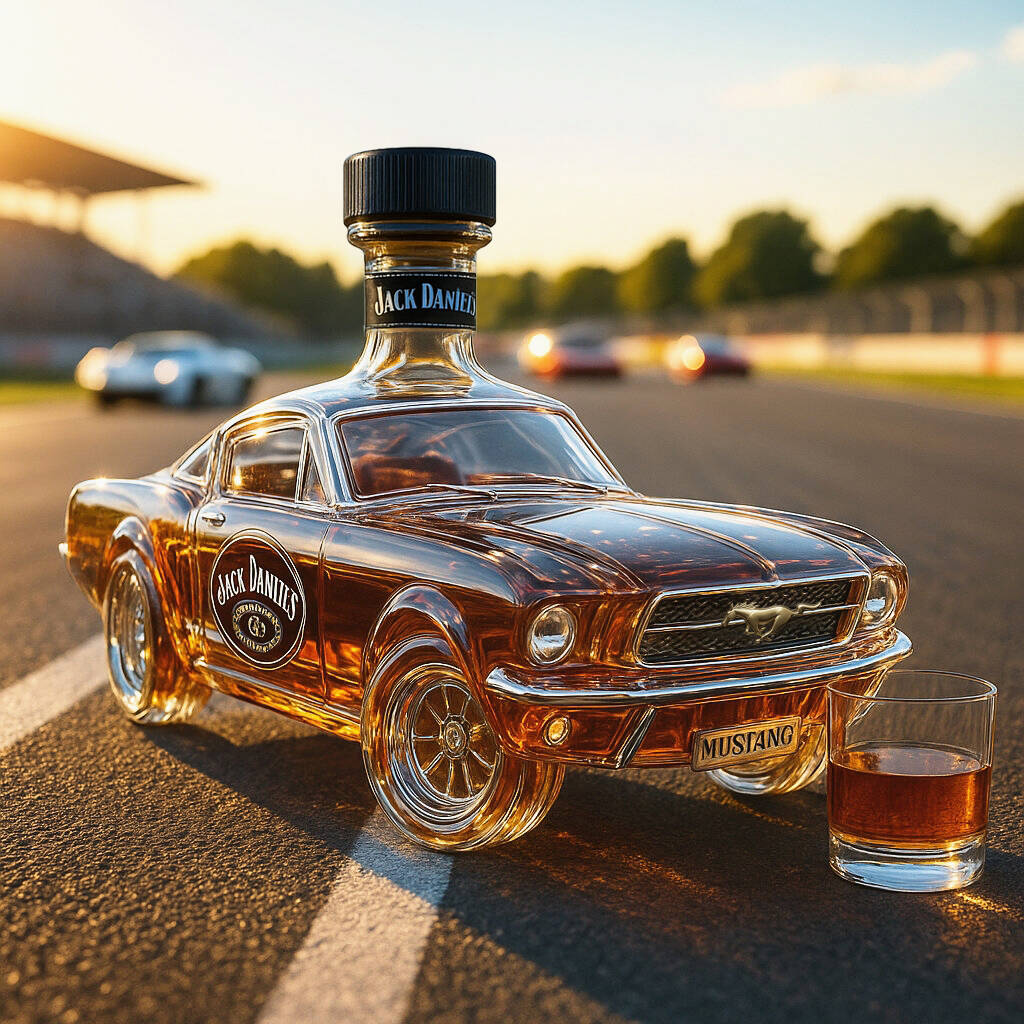 1965 Ford Mustang Whisky Bottle Collector's Edition