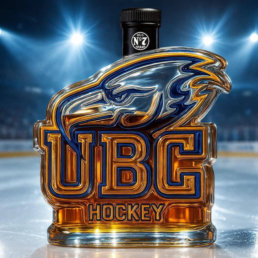 UBC Thunderbirds Whiskey Bottle
