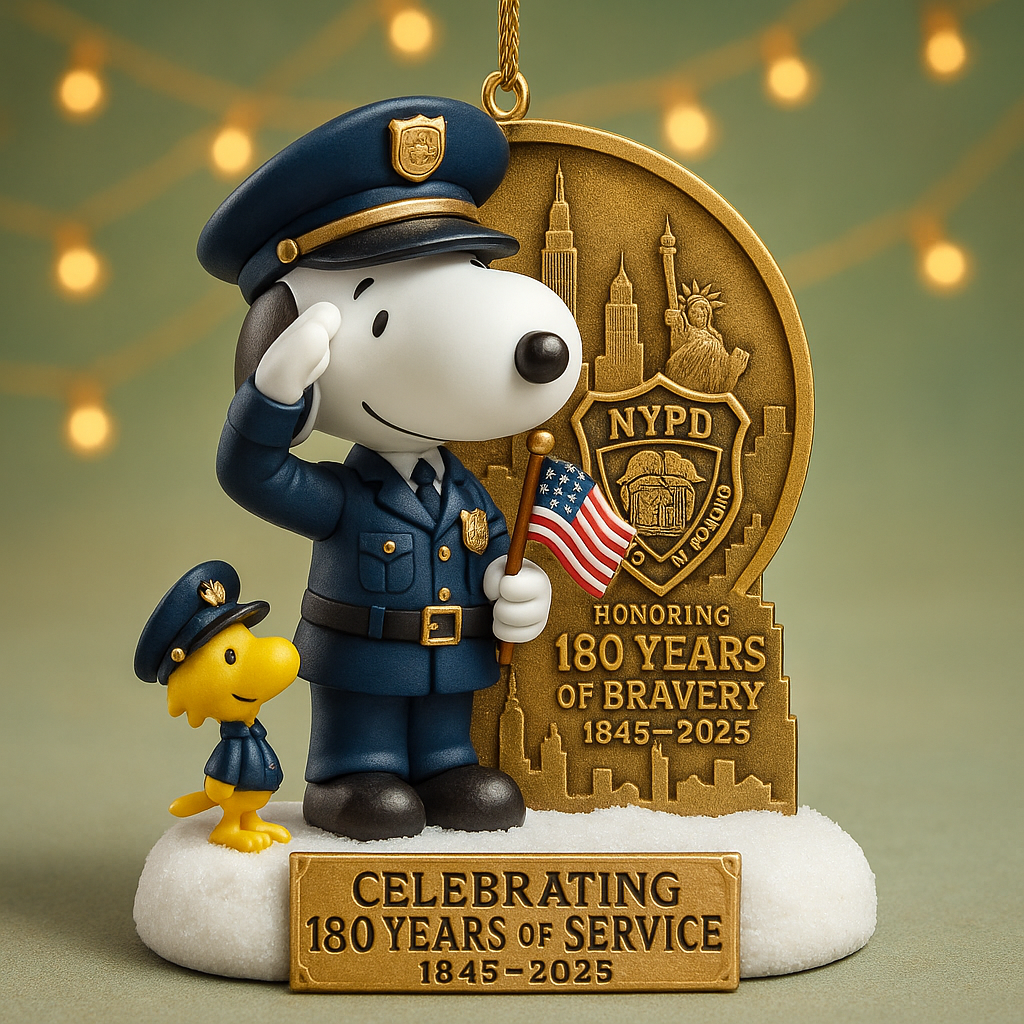 SNP NYPD 80th Anniversary Ornament