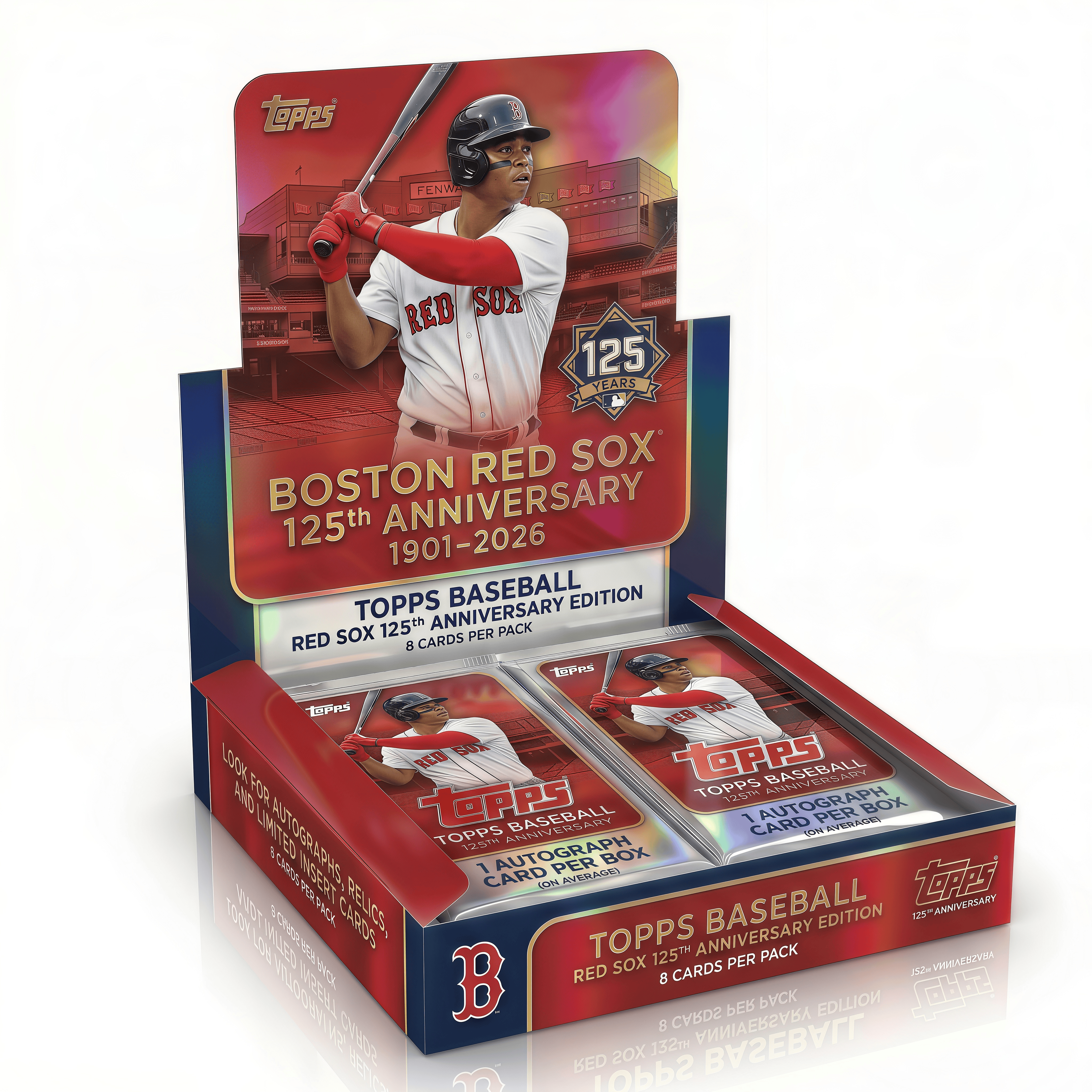 2026 Boston Red Sox 125th Anniversary Trading Cards Hobby Box