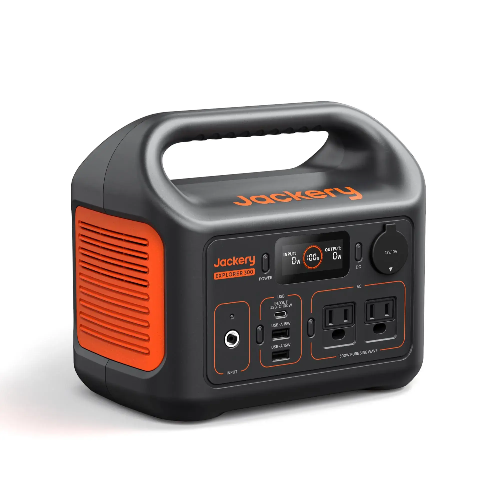 300 Portable Power Bank features a 292Wh lithium iron phosphate (LiFePO4) battery and a 300W AC output