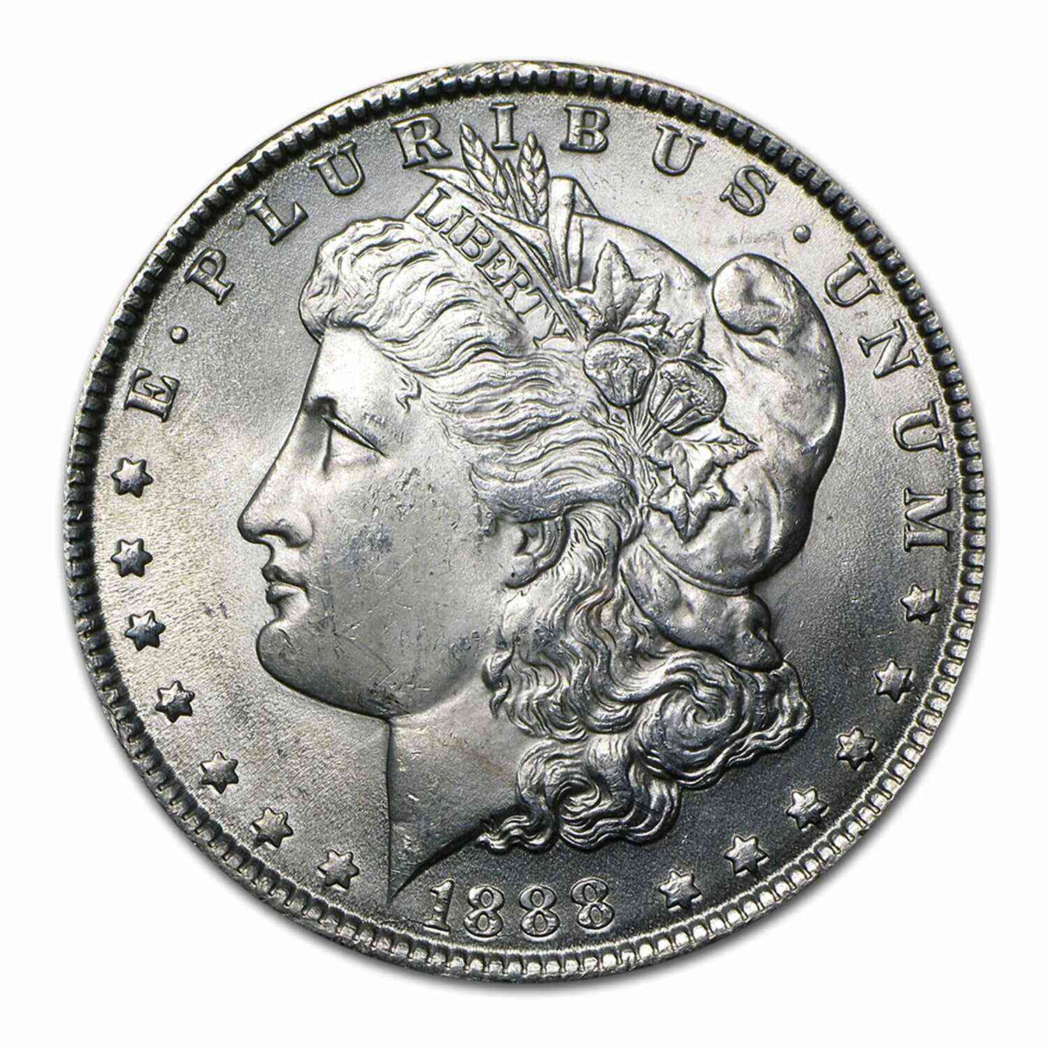 1888 P Morgan Commemorative Silver Dollar Brilliant Uncirculated (BU)