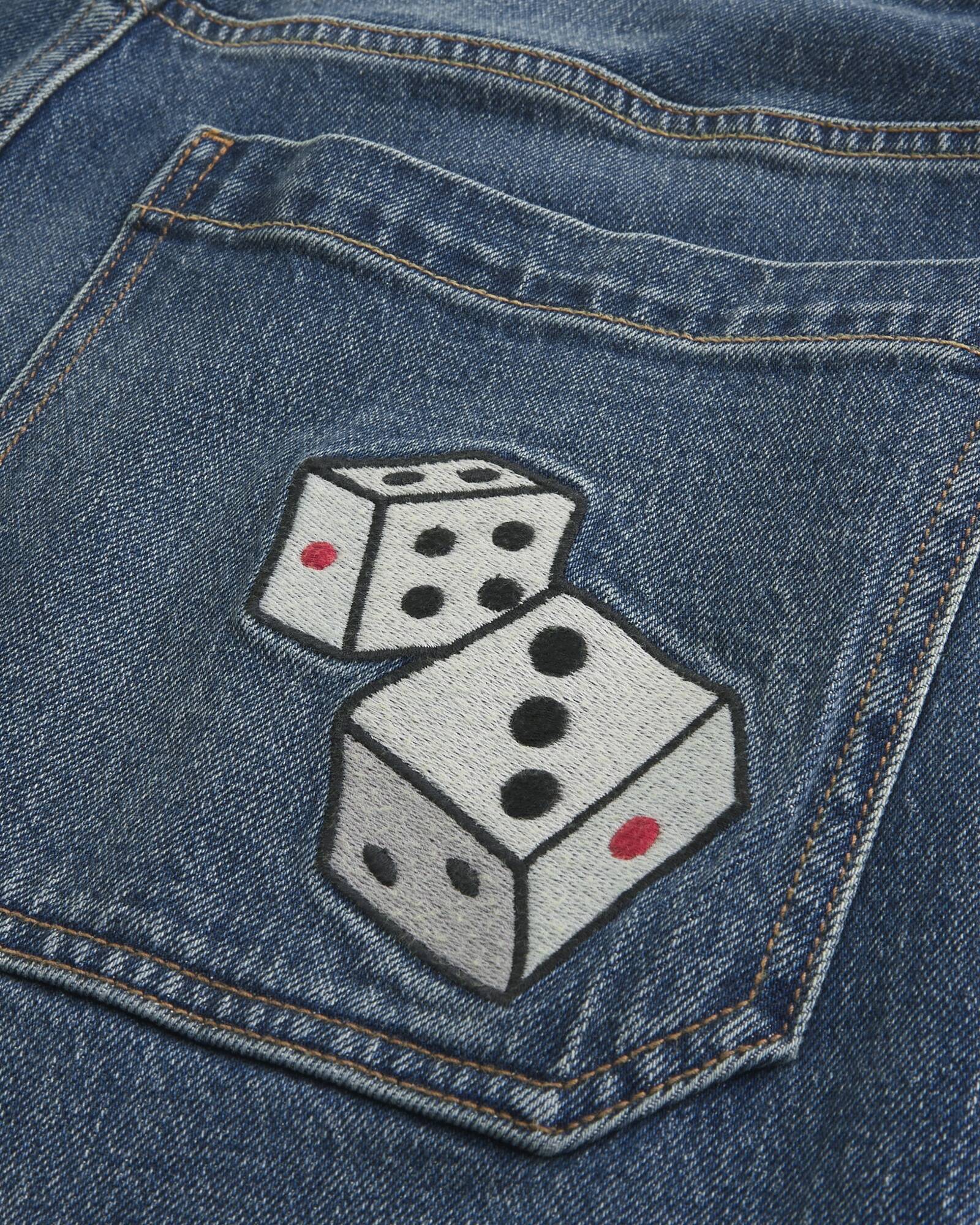 Medium Wash Super Baggy Jeans