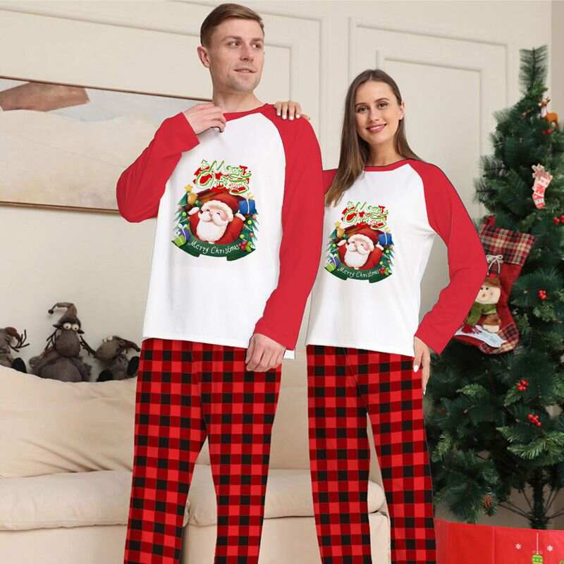 Matching Christmas Santa Pajamas Sets Pjs