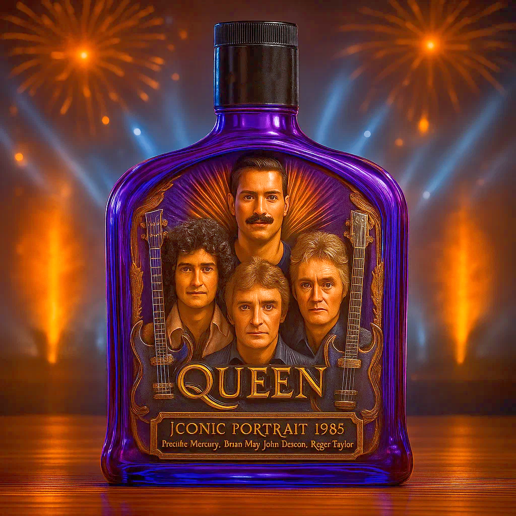 Queen  Whiskey Bottle