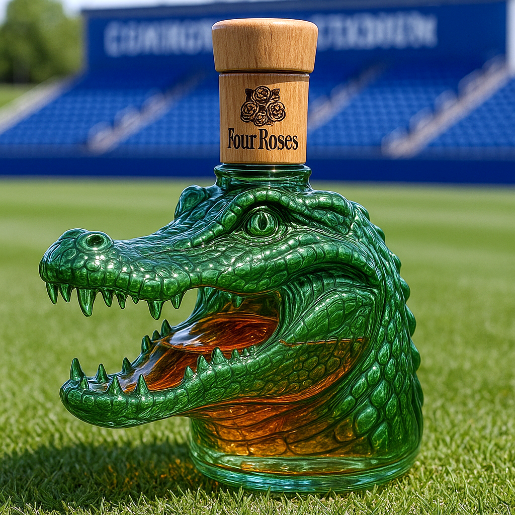 Florida Gator Whiskey Bottle