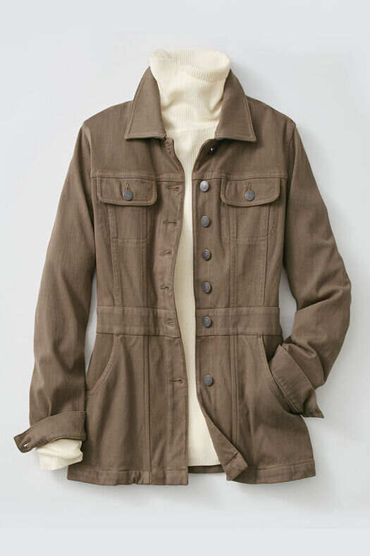 Urban Trails Knit Denim Jacket