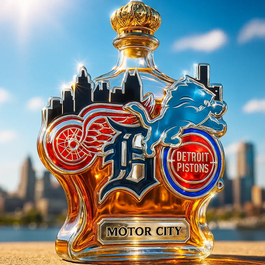 Detroit Limited Edition Whisky Bottle