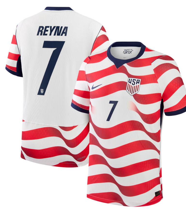 Giovanni Reyna USMNT Nike 2026 Home Match Authentic Jersey - White